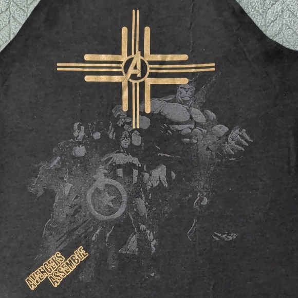 Marvel Black and Gold Tank Top - Picture 3 of 6